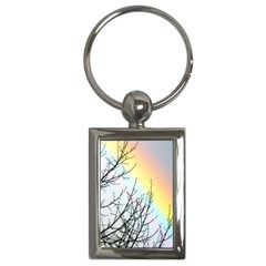Rainbow Sky Spectrum Rainbow Colors Key Chains (rectangle)  by Amaryn4rt