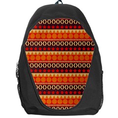 Abstract Lines Seamless Art  Pattern Backpack Bag by Amaryn4rt