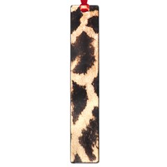 Yellow And Brown Spots On Giraffe Skin Texture Large Book Marks by Amaryn4rt