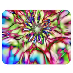 Magic Fractal Flower Multicolored Double Sided Flano Blanket (medium)  by EDDArt
