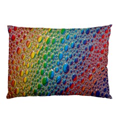 Bubbles Rainbow Colourful Colors Pillow Case by Amaryn4rt