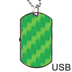 Pattern Dog Tag Usb Flash (two Sides) by Valentinaart