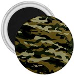 Military Vector Pattern Texture 3  Magnets Front