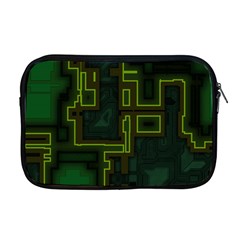 A Completely Seamless Background Design Circuit Board Apple Macbook Pro 17  Zipper Case by Simbadda