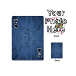 Zoom Digital Background Playing Cards 54 (Mini)  Front - SpadeK
