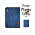 Zoom Digital Background Playing Cards 54 (Mini)  Front - Heart7
