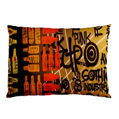 Graffiti Bottle Art Pillow Case (two Sides) by Simbadda