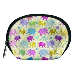 Cute Elephants  Accessory Pouches (medium) 