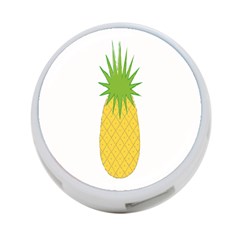 Fruit Pineapple Yellow Green 4-port Usb Hub (two Sides)  by Alisyart