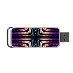 Vibrant Pattern Colorful Seamless Pattern Portable Usb Flash (two Sides) by Simbadda