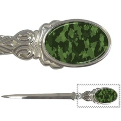 Camouflage Green Army Texture Letter Openers