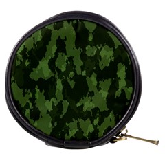 Camouflage Green Army Texture Mini Makeup Bags by Simbadda