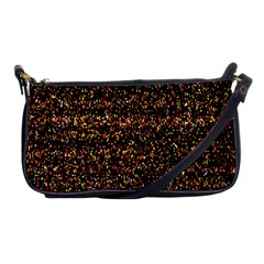 Pixel Pattern Colorful And Glowing Pixelated Shoulder Clutch Bags