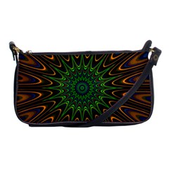 Vibrant Colorful Abstract Pattern Seamless Shoulder Clutch Bags