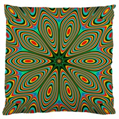 Vibrant Seamless Pattern  Colorful Large Flano Cushion Case (two Sides) by Simbadda