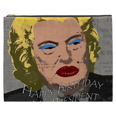Happy Birthday Mr  President  Cosmetic Bag (xxxl)  by Valentinaart