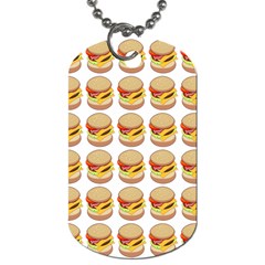 Hamburger Pattern Dog Tag (two Sides) by Simbadda