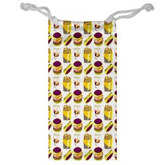 Hamburger And Fries Jewelry Bag by Simbadda