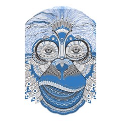 Pattern Monkey New Year S Eve Shower Curtain 48  X 72  (small)  by Simbadda