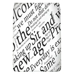 Abstract Minimalistic Text Typography Grayscale Focused Into Newspaper Flap Covers (l)  by Simbadda