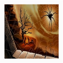 Digital Art Nature Spider Witch Spiderwebs Bricks Window Trees Fire Boiler Cliff Rock Medium Glasses Cloth by Simbadda