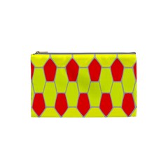 Football Blender Image Map Red Yellow Sport Cosmetic Bag (small)  by Alisyart