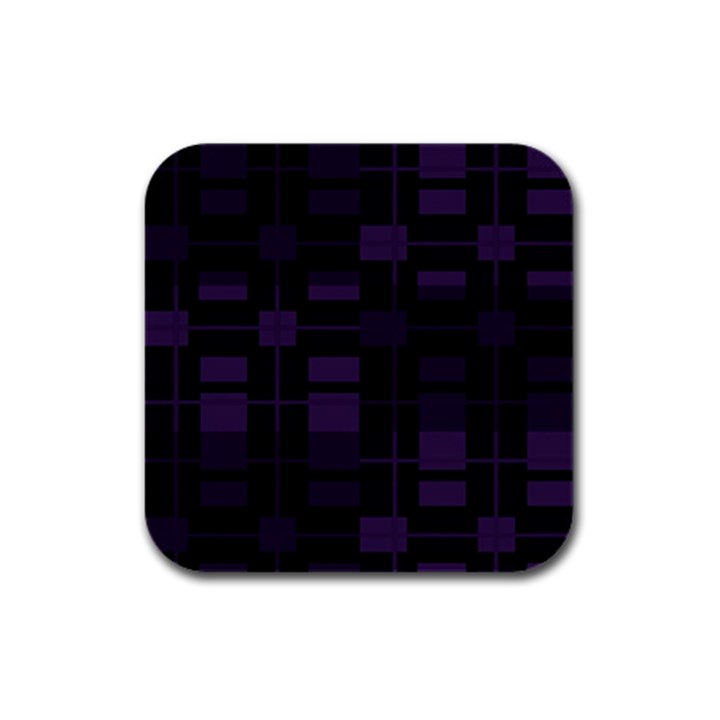 Pattern Rubber Square Coaster (4 pack) 