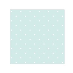 Mages Pinterest White Blue Polka Dots Crafting  Circle Small Satin Scarf (square) by Alisyart
