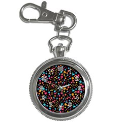 Floral Pattern Key Chain Watches by Valentinaart