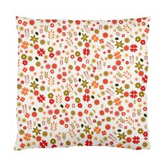 Floral Pattern Standard Cushion Case (two Sides) by Valentinaart