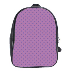 Polka Dots School Bags (xl)  by Valentinaart
