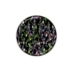 Floral Pattern Background Hat Clip Ball Marker