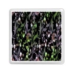 Floral Pattern Background Memory Card Reader (Square) 