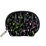 Floral Pattern Background Accessory Pouches (Small) 