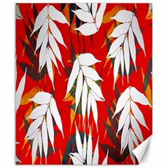 Leaves Pattern Background Pattern Canvas 20  X 24   by Simbadda