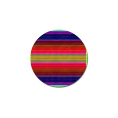 Fiestal Stripe Bright Colorful Neon Stripes Background Golf Ball Marker (10 Pack) by Simbadda