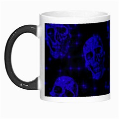 Sparkling Glitter Skulls Blue Morph Mugs by ImpressiveMoments