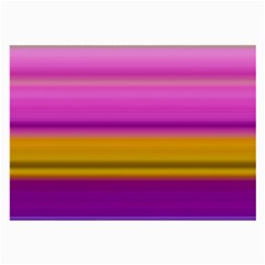 Stripes Colorful Background Colorful Pink Red Purple Green Yellow Striped Wallpaper Large Glasses Cloth (2-side) by Simbadda