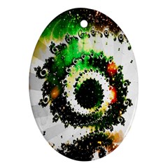 Fractal Universe Computer Graphic Ornament (oval) by Simbadda