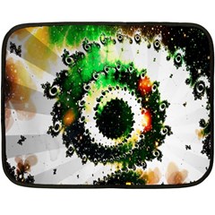 Fractal Universe Computer Graphic Double Sided Fleece Blanket (mini)  by Simbadda