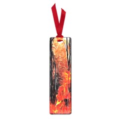 Forest Fire Fractal Background Small Book Marks by Simbadda