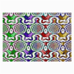 Digital Patterned Ornament Computer Graphic Large Glasses Cloth (2-side) by Simbadda