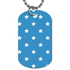 Stars Pattern Dog Tag (two Sides) by Valentinaart