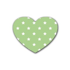 Stars Pattern Heart Coaster (4 Pack)  by Valentinaart