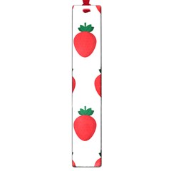 Fruit Strawberries Red Green Large Book Marks by Mariart