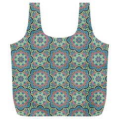 Decorative Ornamental Geometric Pattern Full Print Recycle Bags (l)  by TastefulDesigns