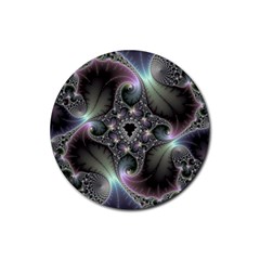 Precious Spiral Wallpaper Rubber Coaster (round)  by Simbadda