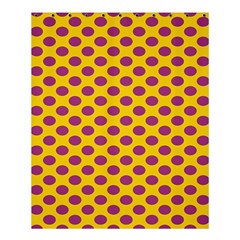 Polka Dot Purple Yellow Orange Shower Curtain 60  X 72  (medium)  by Mariart