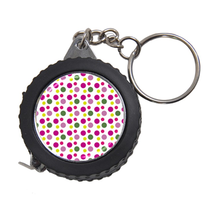 Polka Dot Purple Green Yellow Measuring Tapes