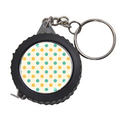 Polka Dot Yellow Green Blue Measuring Tapes by Mariart